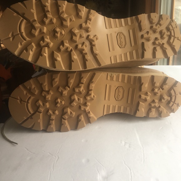 Wellco Vibram Tan Combat Boots Men Size 13R - Picture 5 of 8